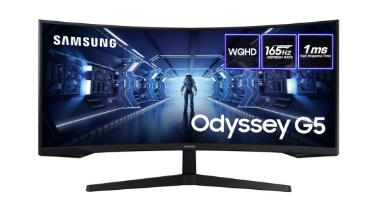 Samsung Odyssey G5 LC34G55TWWPXXU 34 Curved gaming monitor.webp
